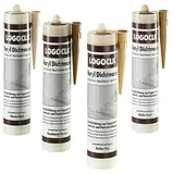 LOGOCLIC Akrilna tesnilna masa Logoclic Bor (310 ml, bež/rjave barve)