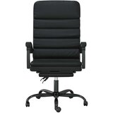  Masažni uredski naslonjač od umjetne kože crni | shoptok.hr