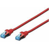 Digitus RJ45 omrežni kabel\, Patch kabel CAT 5e SF/UTP 0.50 m rdeča 1 kos, (20414906) | Shoptok.si