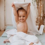 Baby Textil peškir za bebe sa kapuljačom Maca Bela | ePonuda.com
