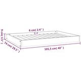  Dnevni ležaj smeđa boja meda 101,5x74x9 cm od masivne borovine | shoptok.hr