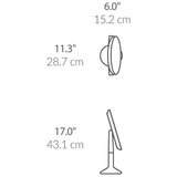 simplehuman Kozmetičko ogledalo s osvjetljenjem/povećavajuće ø 25 cm Sensor Trio Max – | shoptok.hr