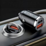 BLAVEC Auto punjač Aero - USB + Type - C - QC 3.0 18W PD 30W s Type - C na Type - C kabelom | shoptok.hr