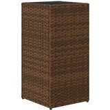 vidaXL vrtna korita 2 kosa rjava 30x30x60 cm poli ratan, (21317144) | Shoptok.si