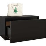  Klupa za hodnik 80 x 40 x 45 cm crna od iverice | shoptok.hr