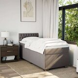  Krevet s oprugama i madracem smeđesivi 80x200 cm od tkanine | shoptok.hr