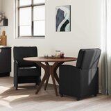  Blagovačke stolice s kotačima 2 pcs Crna 57 x 67 x 95 cm | Eponuda.ba