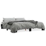  Okvir za krevet crni 180 x 200 cm konstruirano drvo i metal | shoptok.hr
