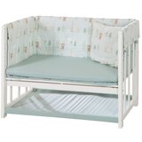 Roba Bela obposteljna zibelka z nastavljivo višino 90x45 cm Woodland Buddies – | Shoptok.si