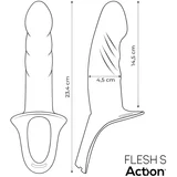 Akcijski StrapOn S - pritrditveni, votli dildo (naravno)