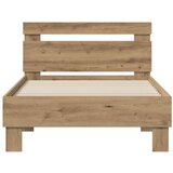  Konstrukcija postelje Umetni hrast 75 x 190 cm Konstruiran les, (5000102037) | Shoptok.si