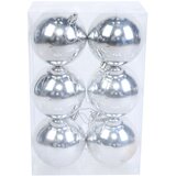  novogodišnje kugle 8cm set 6/1/ srebrna | Eponuda.com