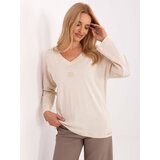 RELEVANCE Blouse-RV-BZ-A852.51-light beige Cene