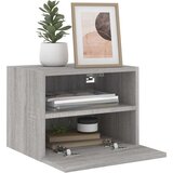  Zidni TV ormarići 2 kom siva boja hrasta 40 x 30 x 30 cm drveni | shoptok.hr