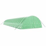  Plastenik s čeličnim okvirom zeleni 132 m² 22 x 6 x 2,85 m | shoptok.hr