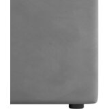 MID.YOU POSTELJA BOXSPRING 120 cm x 200 cm , les, kovina, umetna masa, tekstil svetlo siva | Shoptok.si