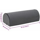  Jastuk za podupiranje nogu Siva 42 x 18 x 13 cm PU pjena | shoptok.hr