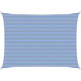  Jedrilica za sunčevu sjenu Plava i bijela 5 x 7 m HDPE | shoptok.hr