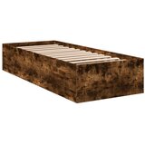  Okvir za krevet boja hrasta 100 x 200 cm konstruirano drvo | shoptok.hr