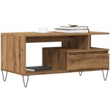 vidaXL Stol za kavu Artisan hrast 90x49x45 cm izrađeno drvo Cijene