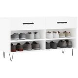  Klupa za cipele bijela 102 x 35 x 55 cm od konstruiranog drva | shoptok.hr