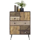 Landscape komoda, večbarvno, temno rjava | Shoptok.si