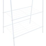 vidaXL stojalo za oblačila 59x35x150 cm bele barve | Shoptok.si