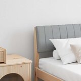 vidaXL Tapecirano vzglavje Svetlo siva 180 cm Masivno borovo les | Shoptok.si