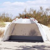  The Living Store Šotor za plažo za 2 osebi siv za hitro postavitev vodoodporen - Šotor Za Plažo, (21486851) Cene