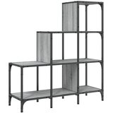  Regal za knjige siva boja hrasta 92x30x102 cm od drva i metala | Eponuda.ba