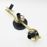  Plafonski luster AURIS 3xE14/15W/230V zlatna/dimljeno crna/bež | Eponuda.com