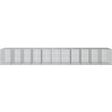  Gabion s žicom debljine 3,5 mm i mrežom 5x5 cm 1100x100x150 cm Slike