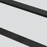  Klizna vrata s priborom crna 90 x 205 cm od ESG stakla | shoptok.hr