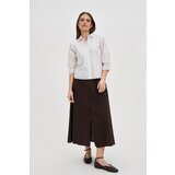 Marisse Cotton Shirt With Puffed Sleeves, White | ePonuda.com