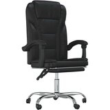  Pisarniški stol črno umetno usnje, (20669213) | Shoptok.si