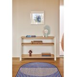 Teulat Krem/u svijetloj prirodnoj boji regal u dekoru hrasta 126x84x43 cm Bona – | shoptok.hr