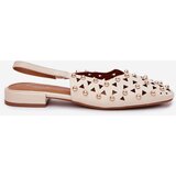 Boto Embellished Ballerinas On A Flat Heel Beige Nilarisela | shoptok.hr