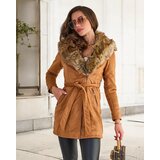 Resti Camel women's fur coat jacket - Clothing | Shoptok.si