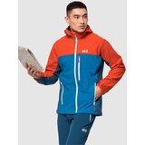 Jack Wolfskin muška jakna Eagle Peak Softshell plavo-narandžasta Cene