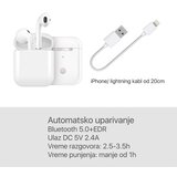  Bluetooth slušalice AirPhones i14 TWS HQ bele Cene