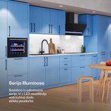Klarstein Illuminosa kosa kuhinjska napa | Režim usisavanja i recirkulacije | Minimalistički dizajn | 818 m³/h | 90 cm | shoptok.hr