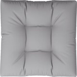  Jastuk za palete sivi 80 x 80 x 12 cm od tkanine | Eponuda.com