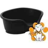 Moderna domus Small Black 50cm, Plastična Ležaljka Za Pse i Mačke, Crna | ePonuda.com