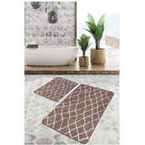 Mila Home Rjave žametne kopalniške preproge v kompletu 2 ks 60x100 cm – | Shoptok.si
