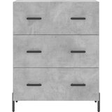  Visoka komoda siva betona 69,5x34x180 cm od konstruiranog drva | shoptok.hr