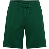 Reebok Sportske hlače tamno zelena / bijela