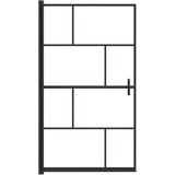 Pregrada za tuš ESG 80 x 140 cm crna | shoptok.hr