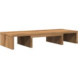 vidaXL Stojalo za monitor nastavljivo artisian hrast 60x24x10,5 cm les | Shoptok.si