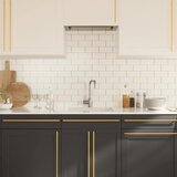  Ručke za ormarić 5 kom zlatne 480 mm od nehrđajućeg čelika | shoptok.hr