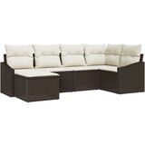  Set za vrt s blagovaonom Set od 6 Smeđa Sintetički ratan | shoptok.hr